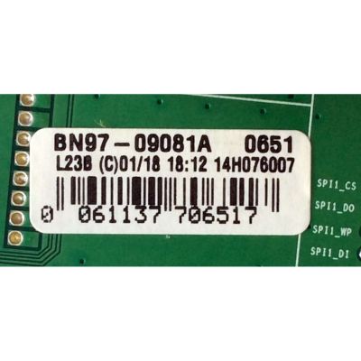 MAIN ORIGINAL PARA TV SAMSUNG / NUMERO DE PARTE BN94-08076A / BN97-09081A / BN41-02206B / BN9408076A / PARTE SUSTITUTA BN94-08075A / PANEL CY-GH055HGEV4H / DISPLAY HV550QUB-B10 /  MODELO UN55HU6840FXZA / UN55HU6840FXZA KS02 - Imagen 3
